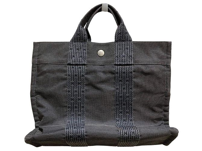 Hermès Herline PM Canvas Tote Bag Braun - vista 4