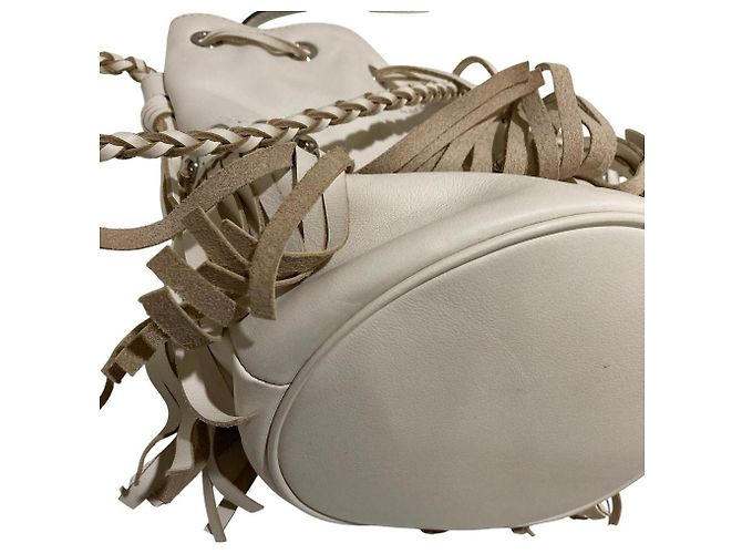 Autre Marque Borsa a tracolla J&M Davidson Carnival M borchiata Bianco - vista 14