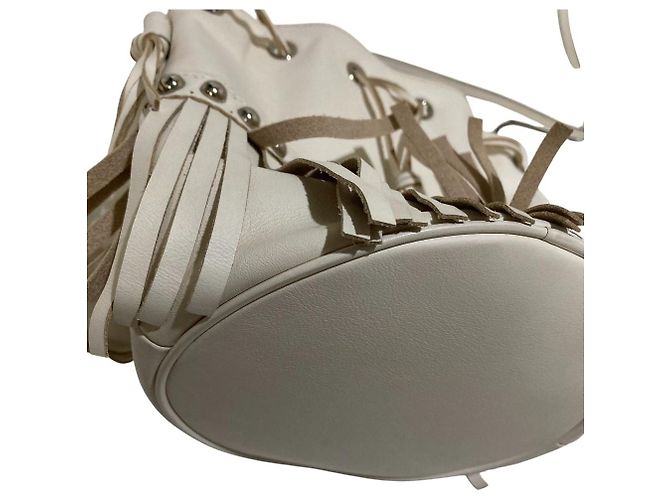 Autre Marque Borsa a tracolla J&M Davidson Carnival M borchiata Bianco - vista 16