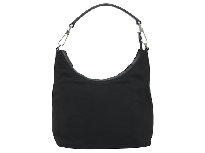 GUCCI Shoulder Bag Canvas Black Silver 000 0602 - vista 13