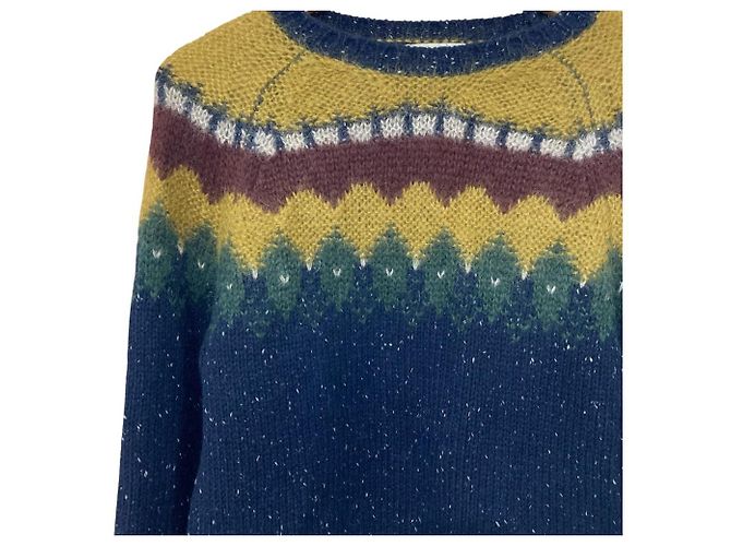 Autre Marque Camisola de malha Nordic roberto collina Azul Azul marinho - vista 3