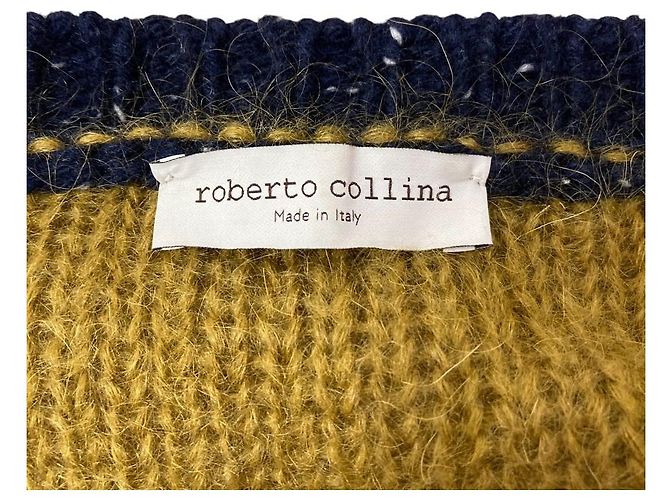 Autre Marque Camisola de malha Nordic roberto collina Azul Azul marinho - vista 4
