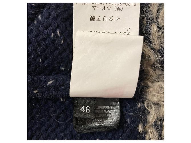 Autre Marque Camisola de malha Nordic roberto collina Azul Azul marinho - vista 6