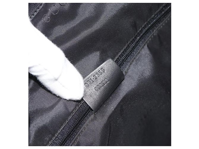 GUCCI Jackie Shoulder Bag Leather Black Silver 001.3355 - vista 12