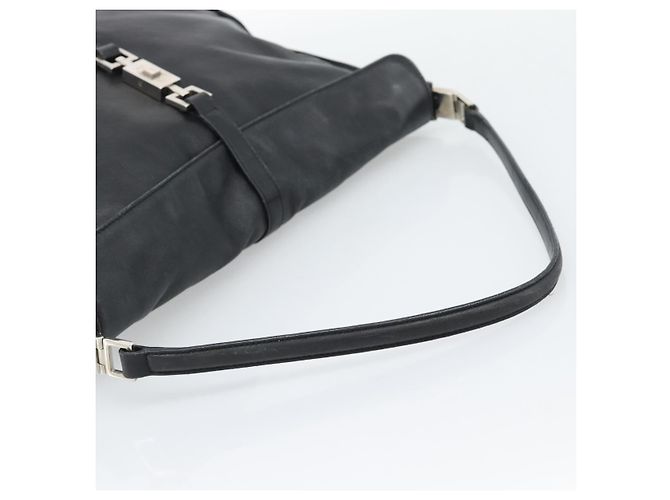 GUCCI Jackie Shoulder Bag Leather Black Silver 001.3355 - vista 7