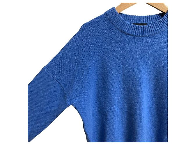 Theory RENEWED CASHMERE Crew Knit Azul - vista 2