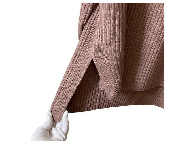 Autre Marque ADORE Rollkragenpullover aus reinem Kaschmir Lila - Ansicht 4