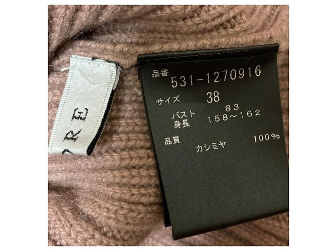 Autre Marque ADORE Rollkragenpullover aus reinem Kaschmir Lila - Ansicht 5