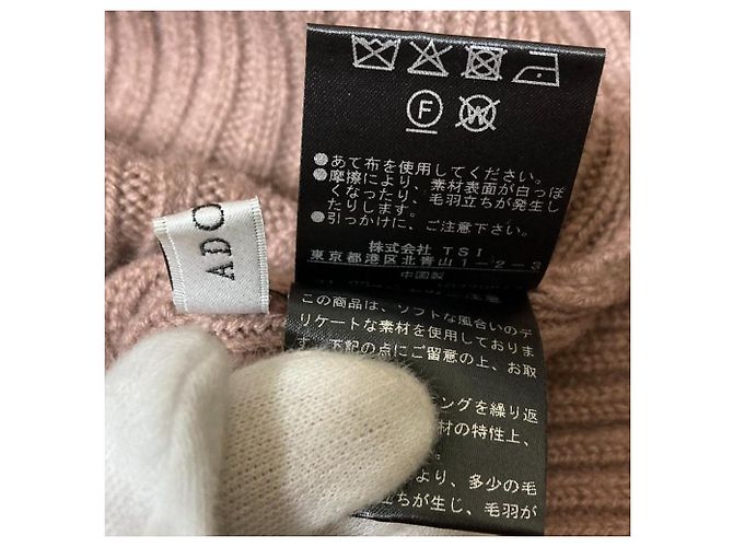 Autre Marque ADORE Rollkragenpullover aus reinem Kaschmir Lila - Ansicht 6