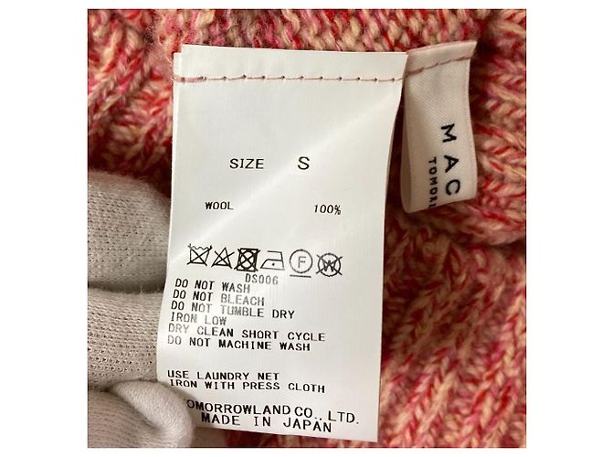 Autre Marque MACPHEE Feiner Lammwoll-Rollkragenpullover Rot - Ansicht 5