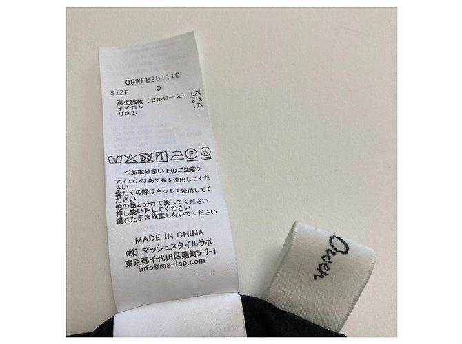 Autre Marque Mila Owen 2way Sheer Bowtie Bluse Schwarz - Ansicht 9