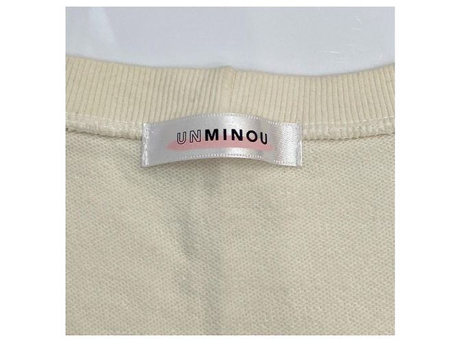 Autre Marque UNMINOU Chaleco de punto ancho con cuello en V Blanco - vista 4