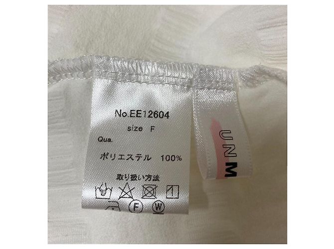 Autre Marque UNMINOU Kleid mit Raffung Weiß - Ansicht 7