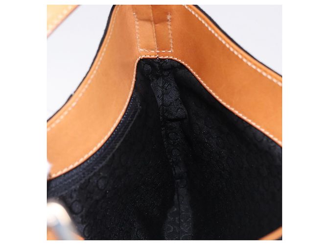 Céline CELINE C Macadam Canvas Hand Bag Suede Black Silver - vista 18