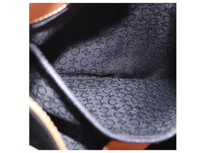 Céline CELINE C Macadam Canvas Hand Bag Suede Black Silver - vista 21