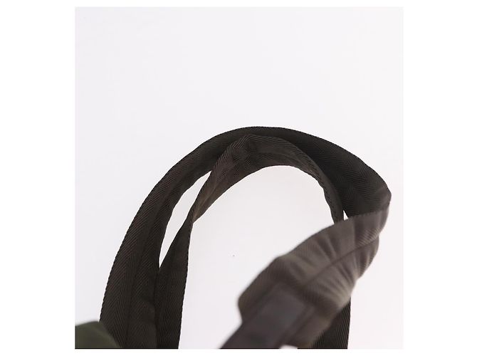 PRADA Sac à dos Nylon Khaki Silver - vue 14