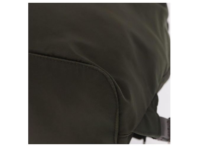 PRADA Sac à dos Nylon Khaki Silver - vue 18