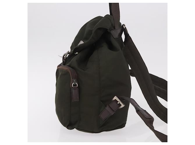 PRADA Sac à dos Nylon Khaki Silver - vue 3