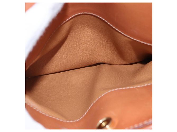 Céline CELINE Macadam Canvas Shoulder Bag PVC Leather Brown Gold - vista 22