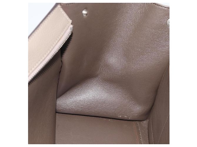 Céline CELINE Trapeze Hand Bag Leather 2way Gray Silver - vista 24