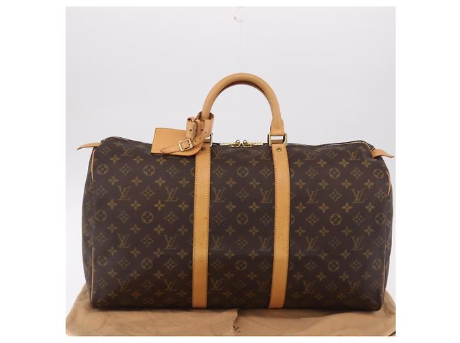 LOUIS VUITTON Monogram Keepall 50 Boston Bag M41426 LV - vista 12