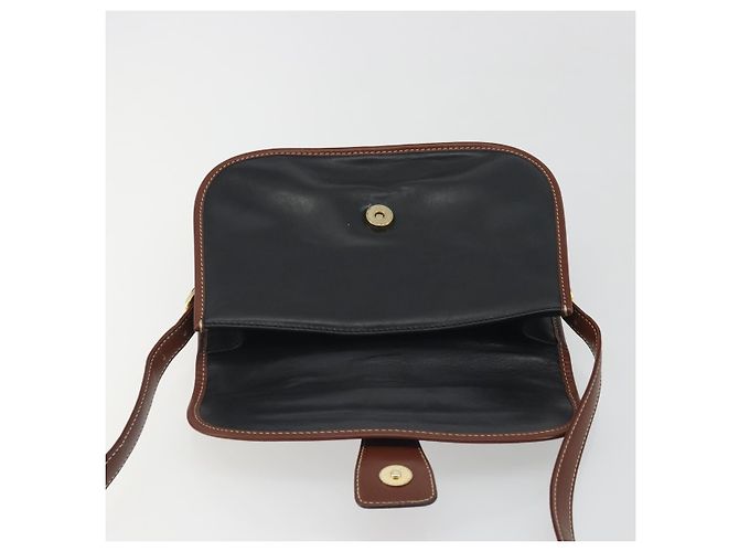 Céline CELINE Shoulder Bag Leather Black Brown - vista 15