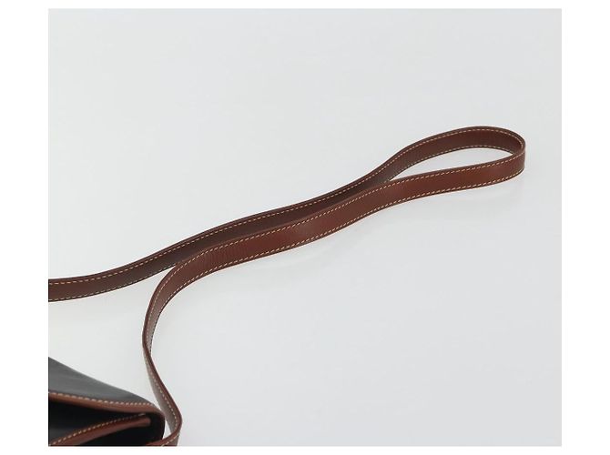 Céline CELINE Shoulder Bag Leather Black Brown - vista 8