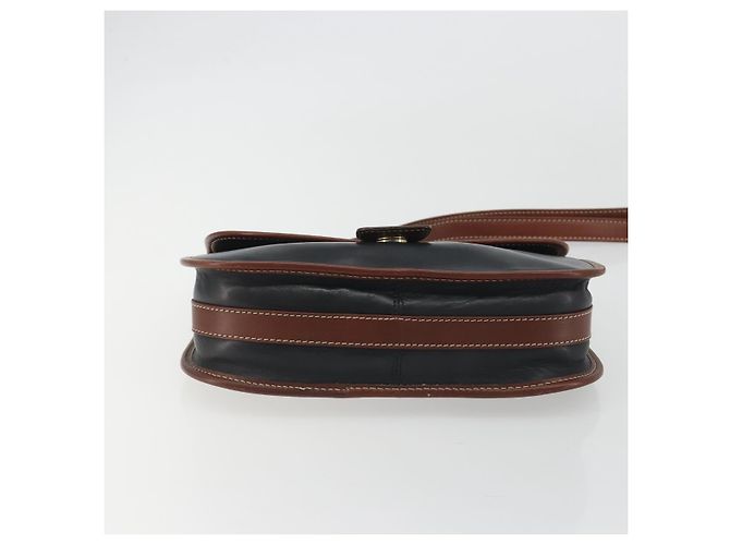 Céline CELINE Shoulder Bag Leather Black Brown - vista 9