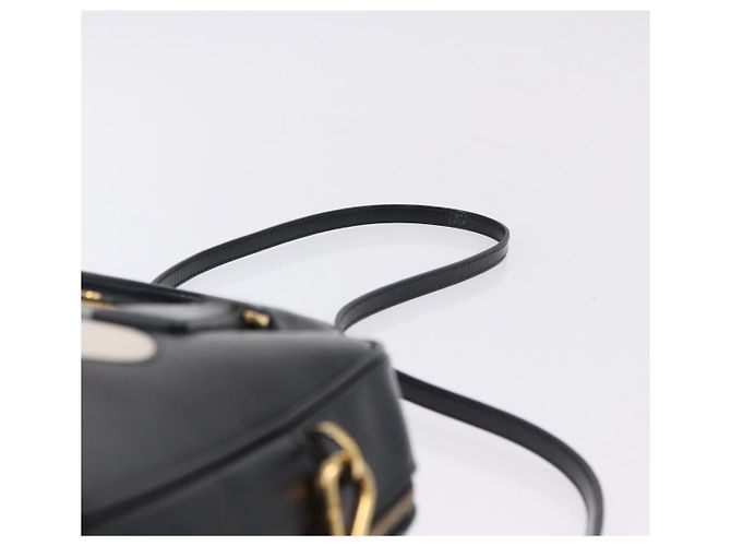 PRADA Hand Bag Saffiano leather 2way Black Gold Tone - vista 15
