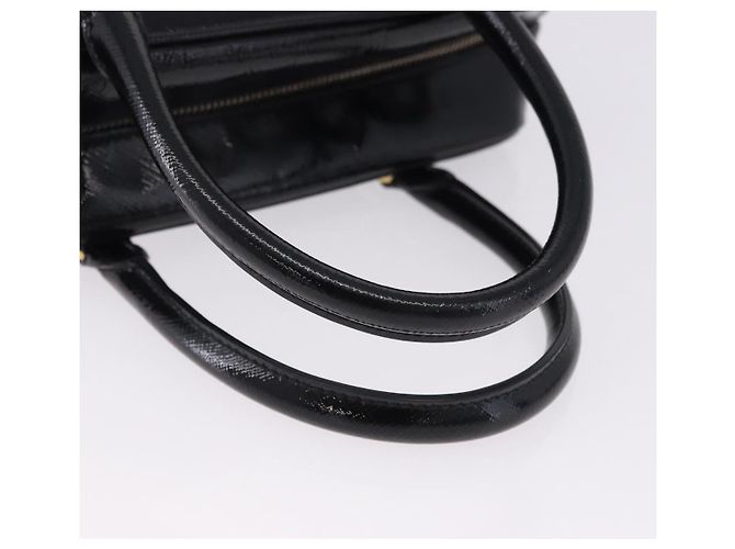 PRADA Hand Bag Saffiano leather 2way Black Gold Tone - vista 7