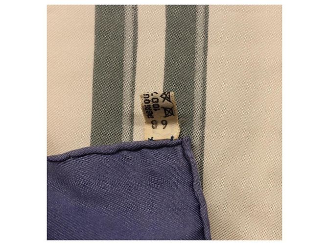 Hermès HERMES Carre 90 Scarf BRIDS De GALA Silk Blue - vista 15