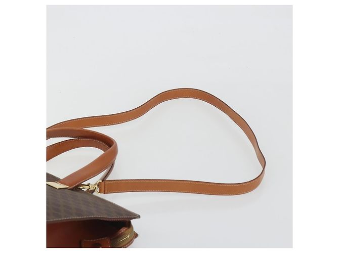Céline CELINE Macadam Hand Bag PVC Leather 2way Brown Gold Tone - vista 10