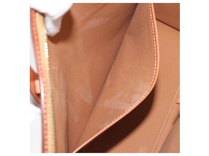 Céline CELINE Macadam Hand Bag PVC Leather 2way Brown Gold Tone - vista 24