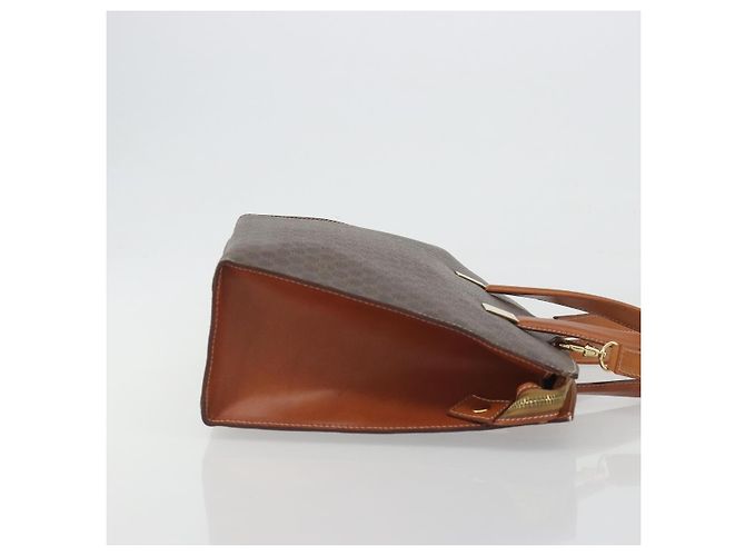 Céline CELINE Macadam Hand Bag PVC Leather 2way Brown Gold Tone - vista 4