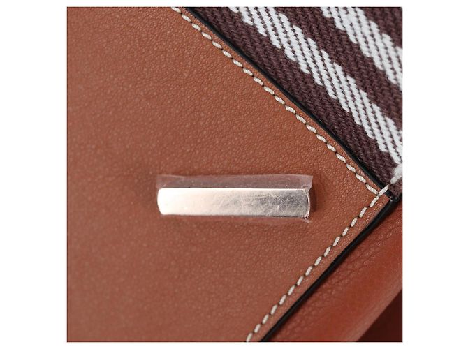 LOEWE Hammock Small Hand Bag Leather 2way Brown Silver - vista 16