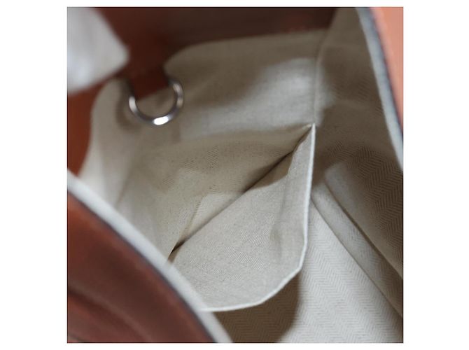 LOEWE Hammock Small Hand Bag Leather 2way Brown Silver - vista 22
