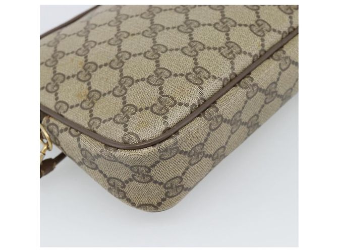 GUCCI Bolsa de Ombro GG Supreme PVC Beige Gold 40 02 068 - vista 13