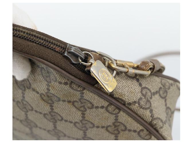 GUCCI Bolsa de Ombro GG Supreme PVC Beige Gold 40 02 068 - vista 14