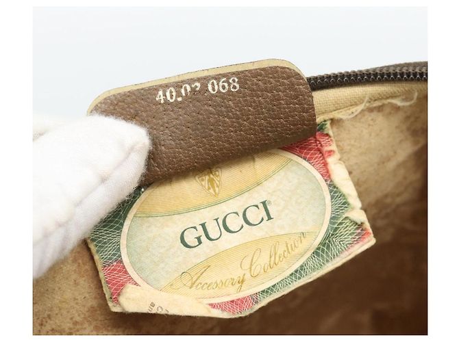GUCCI Bolsa de Ombro GG Supreme PVC Beige Gold 40 02 068 - vista 19