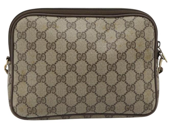 GUCCI Bolsa de Ombro GG Supreme PVC Beige Gold 40 02 068 - vista 3