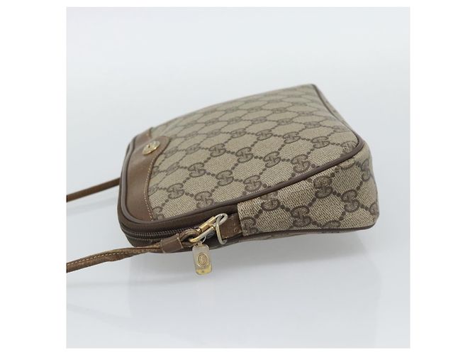 GUCCI Bolsa de Ombro GG Supreme PVC Beige Gold 40 02 068 - vista 4