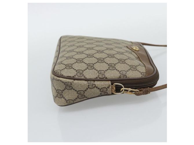 GUCCI Bolsa de Ombro GG Supreme PVC Beige Gold 40 02 068 - vista 5