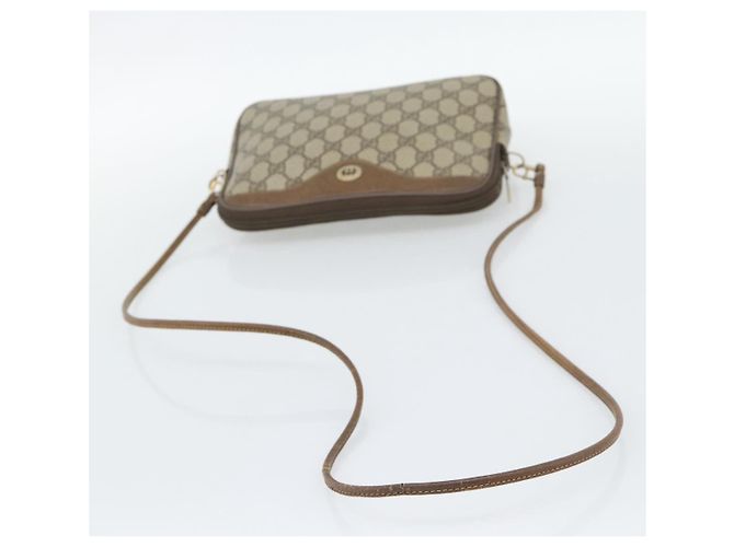 GUCCI Bolsa de Ombro GG Supreme PVC Beige Gold 40 02 068 - vista 7