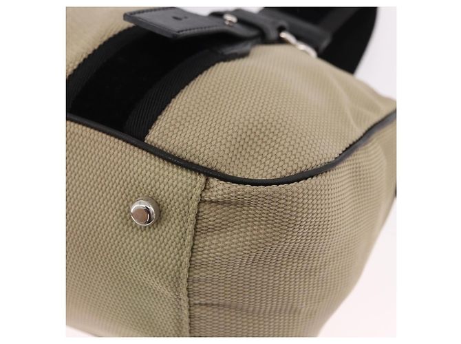 SAINT LAURENT Hand Bag Canvas Beige Silver - vista 16