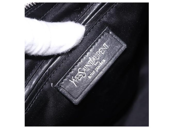 SAINT LAURENT Hand Bag Canvas Beige Silver - vista 17