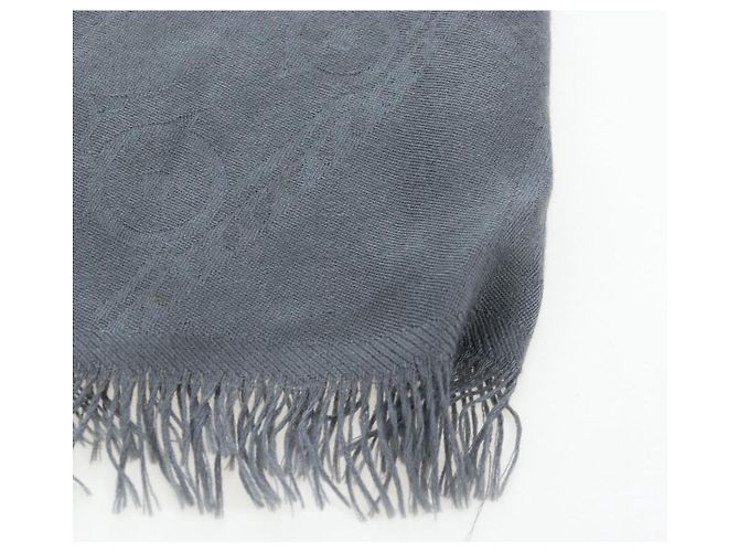 Hermès HERMES New Libris Stole Cashmere Gray - vista 14