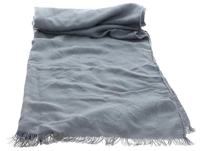 Hermès HERMES New Libris Stole Cashmere Gray - vista 2