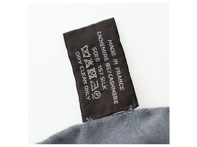 Hermès HERMES New Libris Stole Cashmere Gray - vista 22