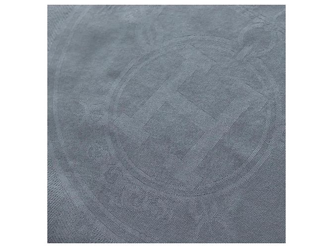 Hermès HERMES New Libris Stole Cashmere Gray - vista 7