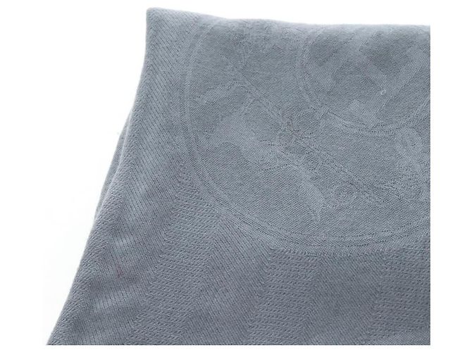 Hermès HERMES New Libris Stole Cashmere Gray - vista 8